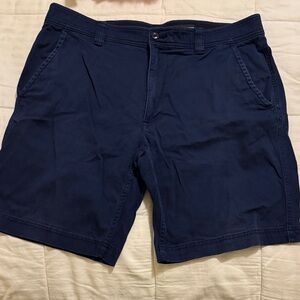 St. John's Bay Dark Blue Flat Front Shorts